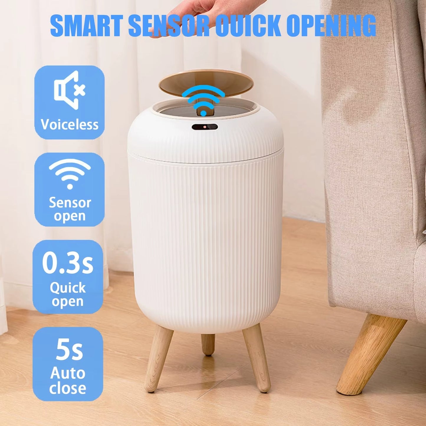 The Chozy™ Smart Trash Bin