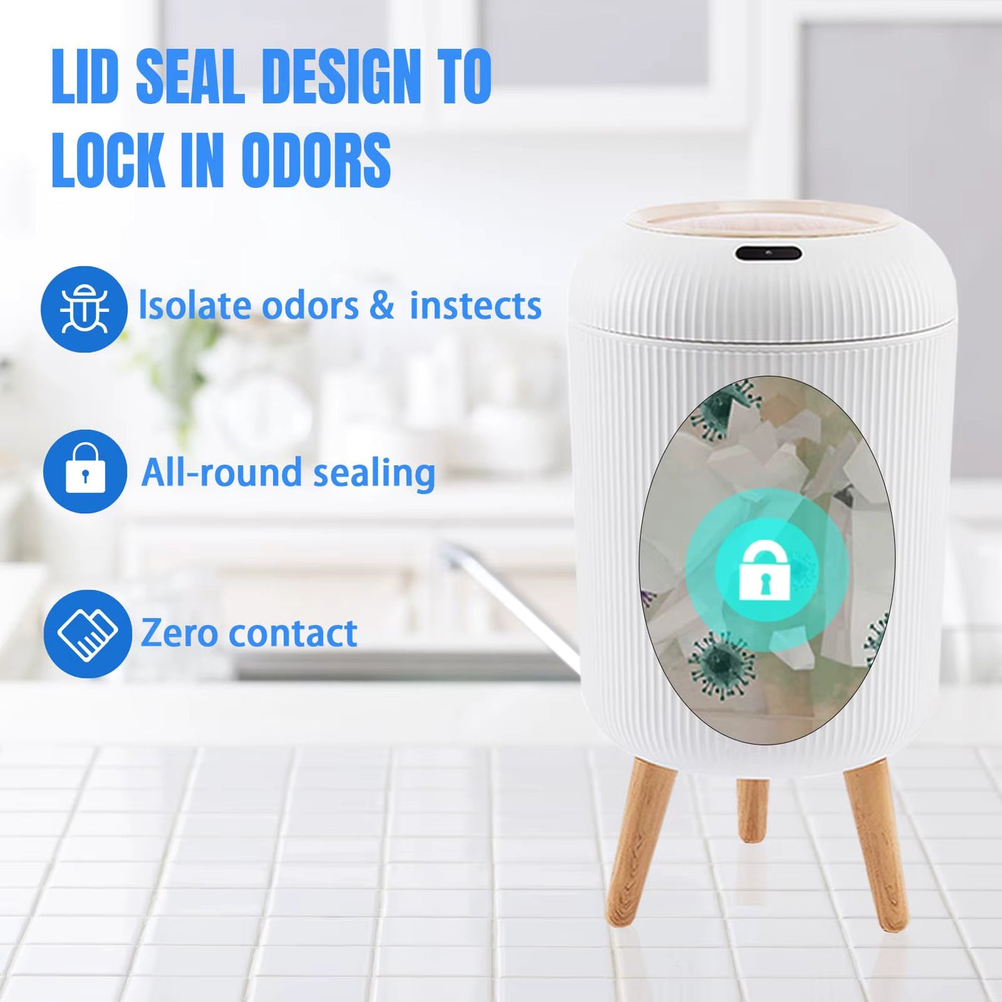 The Chozy™ Smart Trash Bin