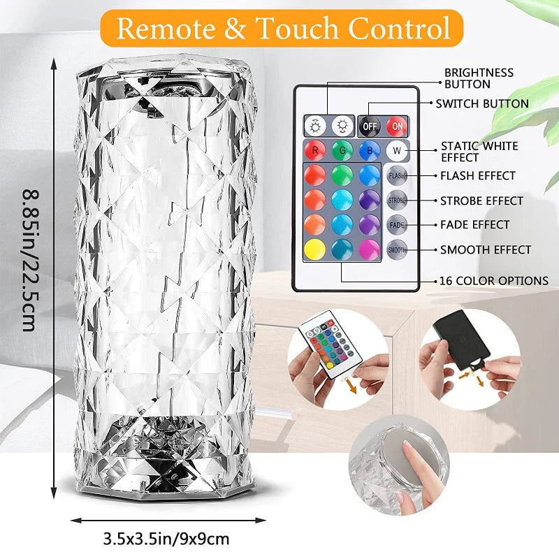 Crystal LED Lamp